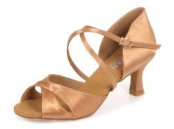 Botan női tánccipő BL-15 testszínű 6, 5 cm Flare Méret: 39