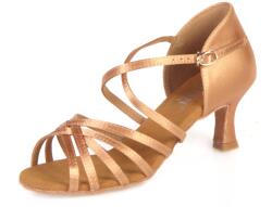 Botan női tánccipő BL-2 testszínű 6, 5 cm Flare Méret: 35