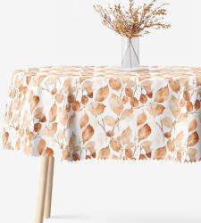 Goldea ovális teflonos terítő - levelek lenyomatai 140 x 200 cm