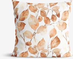 Goldea dekoratív párnahuzat - levelek lenyomatai 45 x 45 cm