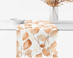Goldea teflonbevonatú asztali futó - levelek lenyomatai 50x120 cm