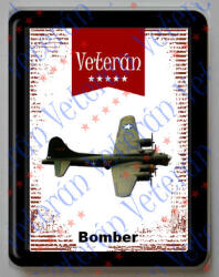  Hűtőmágnes Műanyag - Bomber (632910)