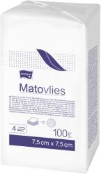 Matopat Nem steril, nem szőtt mull-lap, 100 db 7.5x7.5cm 4 30 g