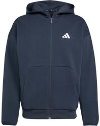 Adidas adidas Future Icons Small Logo Full-Zip Hoodie M | Bărbați | Hanorace | Albastru | JW7123