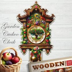 Wooden City Kakukkos óra fa puzzle (HE 0507-XL)