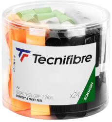Tecnifibre Grip squash - înlocuire Tecnifibre Comfort Grip Feel Box 24P - assorted (51SQFEGR24)