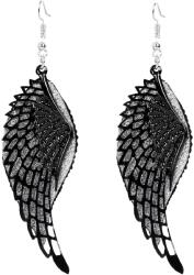HARAHU EL-36524 Wings Fülbevaló - Fekete KP36524