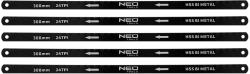 NEO TOOLS Fémfűrészlap készlet 300x12, 5mm, 5db, HSS bimetal (43-355)