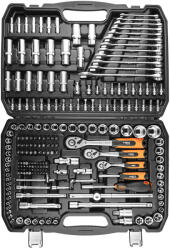 NEO TOOLS Dugókulcskészlet 1/2", 3/8", 1/4", 216db (10-216) - szerszamparadicsom
