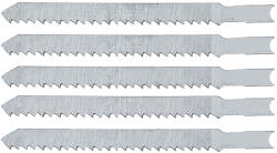 VERTO Dekopírfűrészlap készlet, U-befogó, CV, 6TPI, 75/100mm, fa-műanyag-rétegelt lemez, 5db (64H105) - szerszamparadicsom