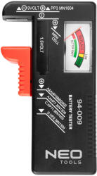 NEO TOOLS Akkumulátor és elemteszter, 1.5-9V-ig (94-009)