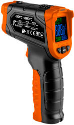 NEO TOOLS Infravörös hőmérő, 50-880°C, folyadék, levegő, test (75-276)