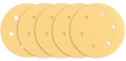 GRAPHITE Csiszolókorong tépőzáras 225mm, K120, 6 lyukas, 59G264, 59G265 csiszológéphez, 5db (54H030) - szerszamparadicsom