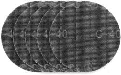 GRAPHITE Csiszolókorong tépőzáras rácsos 180mm, K40, 59G263-hoz, 5db (54H025)