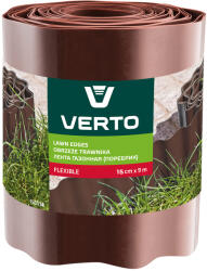 VERTO Ágyásszegély 15cm, 9m, barna (15G514) - szerszamparadicsom