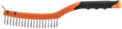NEO TOOLS Drótkefe rozsdamentes, 3x19 sor, kaparóval (39-052)