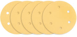 GRAPHITE Csiszolókorong tépőzáras 225mm, K80, 6 lyukas, 59G264, 59G265 csiszológéphez, 5db (54H029)