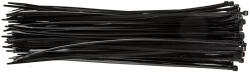 TOPEX Kábelkötegelő, gyorskötöző, 4.8mmx370mm, fekete, 75db (44E982)