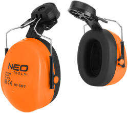 NEO TOOLS Fülvédő SNR 29dB, sisakra szerelhető, CE (97-567)