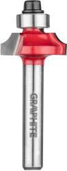 GRAPHITE Felsőmaró kés, kerekítő 19x6.5mm, 6mm (56H224) - szerszamparadicsom