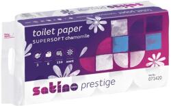 WEPA Prestige Kamilla 3 rétegű fehér 150 lapos 8 tekercs/csomag toalettpapír (TP83PK) - nyomtassingyen
