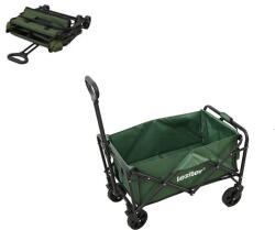 Leziter Cărucior de plajă pliabil standard pentru grădină, verde (LSZK055-GREEN)