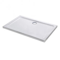 Leziter Cădiță de duș acrilică pătrată asimetrică Modena Slim, 80x120 cm (MAU-MODS120)