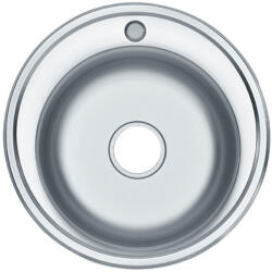 Leziter Chiuvetă rotundă Teur din oțel inoxidabil cu o singură cuvă (LS-4848Y) Chiuveta