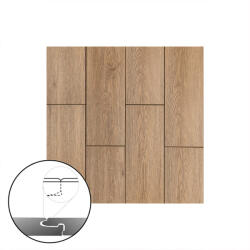 Leziter Pardoseală laminată din vinil SPC, stejar Sipadan, Leziter (LPSPC-4-5-SIT-F)