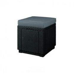 Keter Scaun cub, culoare grafit, cu pernă gri deschis (213785)