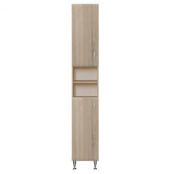 Leziter Dulap înalt Bianca Plus 30 cu 2 uși, deschis, culoare stejar sonoma, universal (BM302ANYSTST)