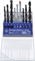 BGS technic Set burghie combinate, 5 - 8 mm, 9 piese, BGS DIY 50819 (B-50819) Burghiu