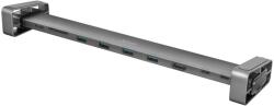 Trust Dokkolóállomás Trust Dalyx 10-IN-1, USB-C, Beépített laptopállvány, Alumínium (23417)