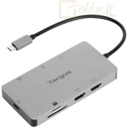 Targus Notebook kiegészitők Targus DOCK423EU USBC Dual HDMI 4K Docking Station with 100W PD PassThru DOCK423EU (DOCK423EU)
