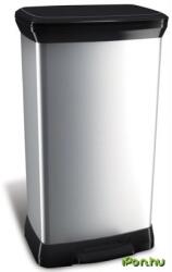 Keter Pedálos szemetes fémahatású 50 l
