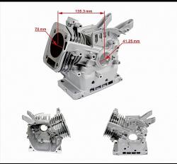  картер за бензинов генератор за ток 2.8kw с двигател 170f (GR87003)