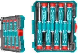TOTAL Set 8 surubelnite de precizie TOTAL - CR-V INDUSTRIAL (THT250826) Surubelnita