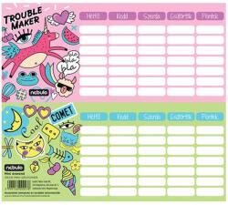 Nebulo Girl Power mini órarend