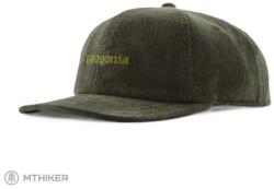 Patagonia Corduroy baseball sapka, Text Logo: Old Growth Green