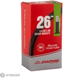Chaoyang 26 x 1.25 - 1.5" belső gumi, autó szelep 48 mm