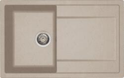 Elleci LIFE 300 G51, 790x500 mm, medence mélység 180mm, tartozék: Helytakarékos szifon, szűrőkosár (LG230051)