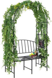 Timeless Tools Kerti lugas pad fém 207x115x53 cm (HOP1001558)