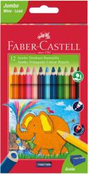 Faber-Castell Faber-Castell Jumbo Színes ceruza szett, Háromszög alakú, 12 Szín (FC116501)