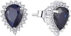 Brilio Silver Luxus ezüst fülbevaló zafírral E-FS-5627S