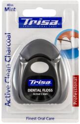 Trisa Active Clean Charcoal 674966 fogselyem, viaszos aktív szénnel és mentával - emag