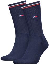 Tommy Hilfiger logós hosszú zoknikészlet - 2 pár, kék, 43-46 (8043701228176-002-43/46)
