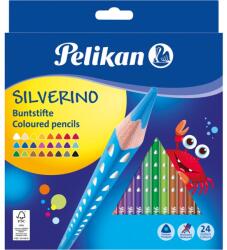 Pelikan Silverino színesceruza, 24 szín, Trio (700665)