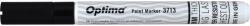 Optima Paint 3713 jelölőfilc, kerek hegy, 2 mm, írásvastagság 1-2 mm, fekete (OP-37131205)