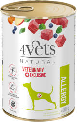 4Vets NATURAL 6x400g 4Vets Natural Allergy nedves kutyatáp