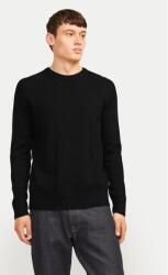 JACK & JONES Férfi pulóver, Jack and Jones, 304514104, Újrahasznosított poliészter/pamut, XL INTL, Fekete (0000304514104_XL)